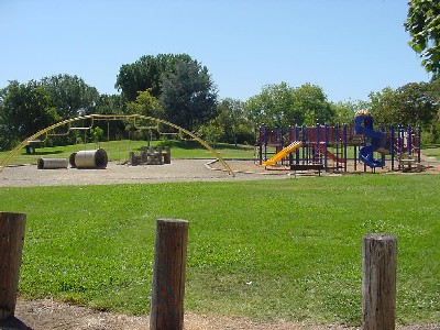 Playground with field next to it