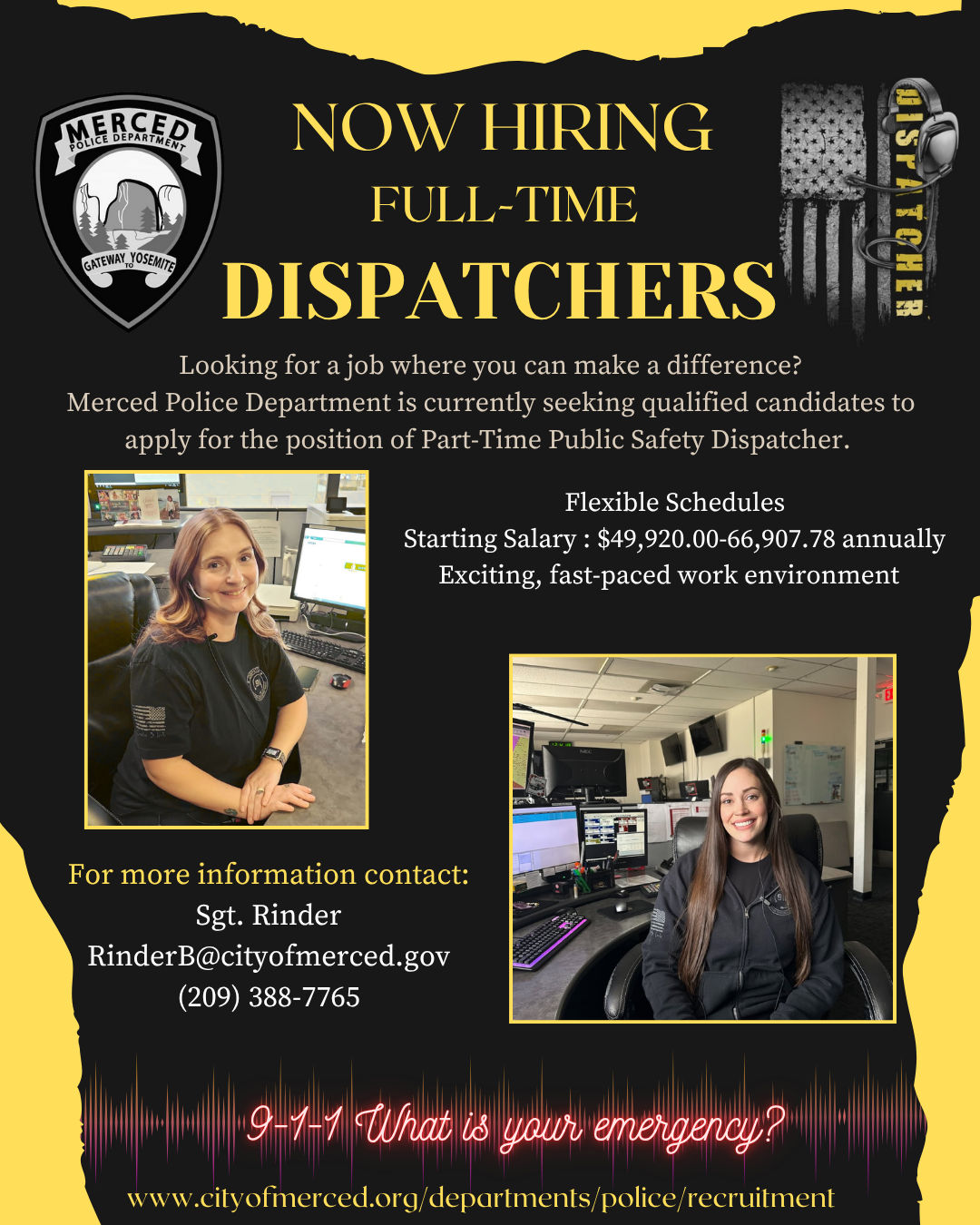 Dispatcher Hiring Flyer