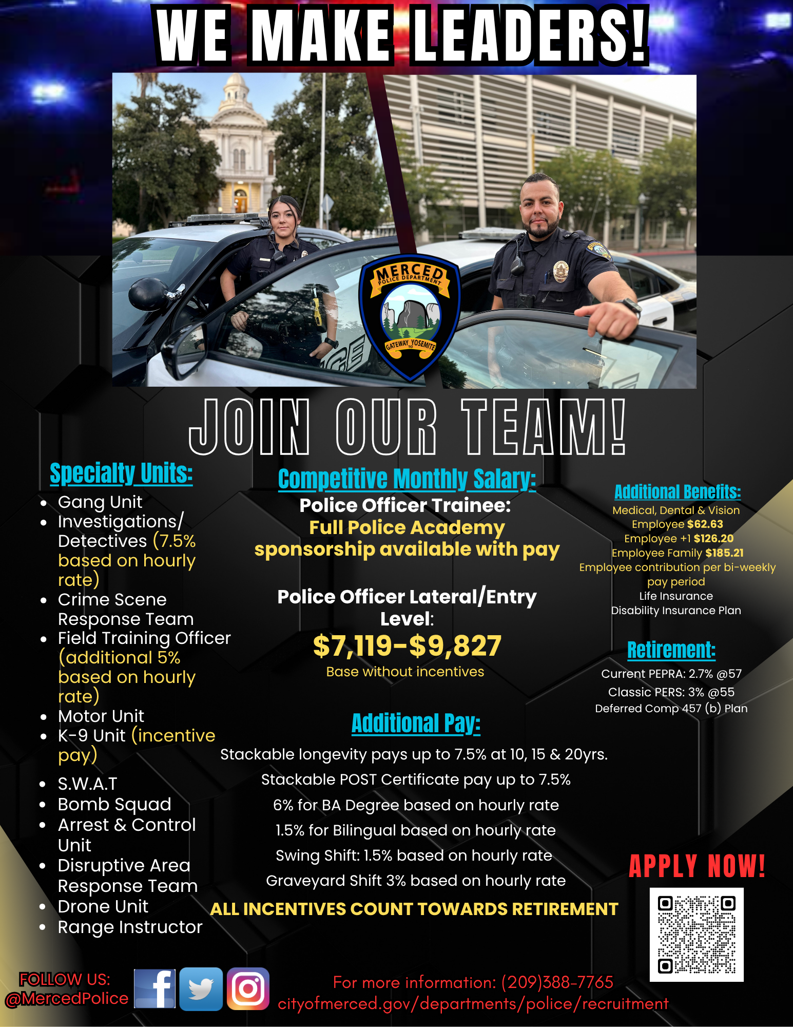Officer Hiring Flyer