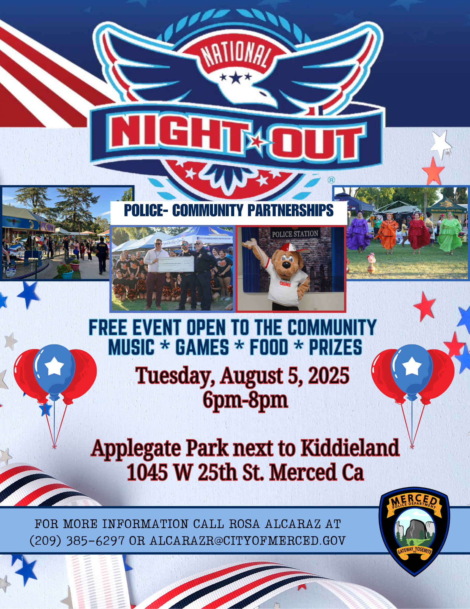 National Night Out English Flyer