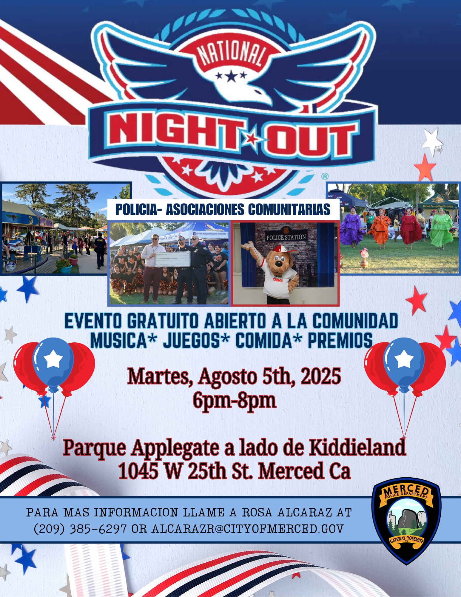 National Night Out Spanish Flyer